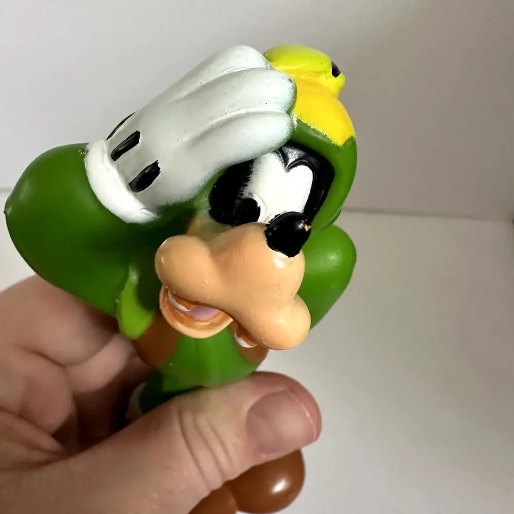 Vintage Minnie Mouse Goofy Roadster Racer Figures Rubber Replacement Toy